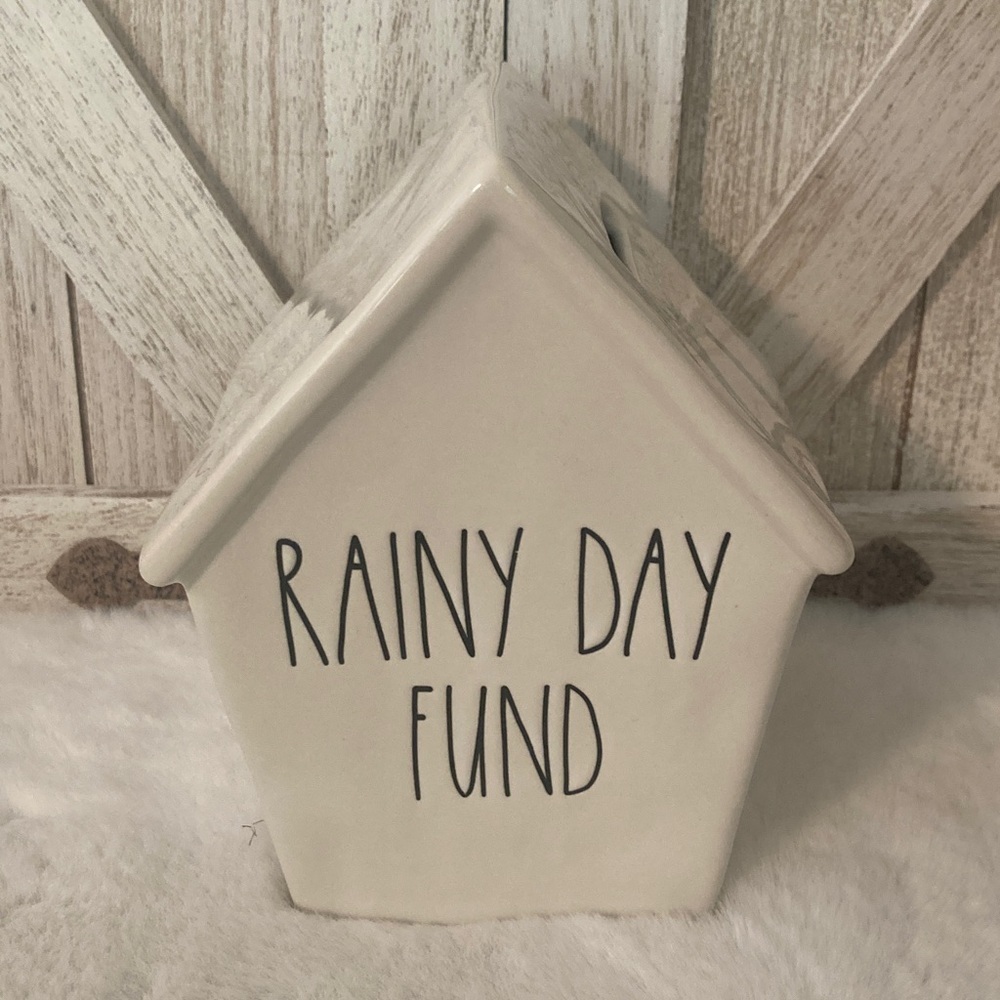 Rae Dunn Rainy Day Fund Piggy Bank